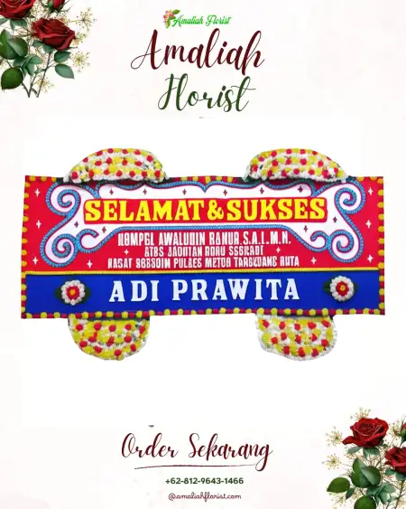 Papan Bunga Ucapan Selamat Bumisari